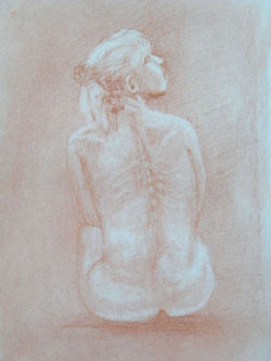 Nude, chalk